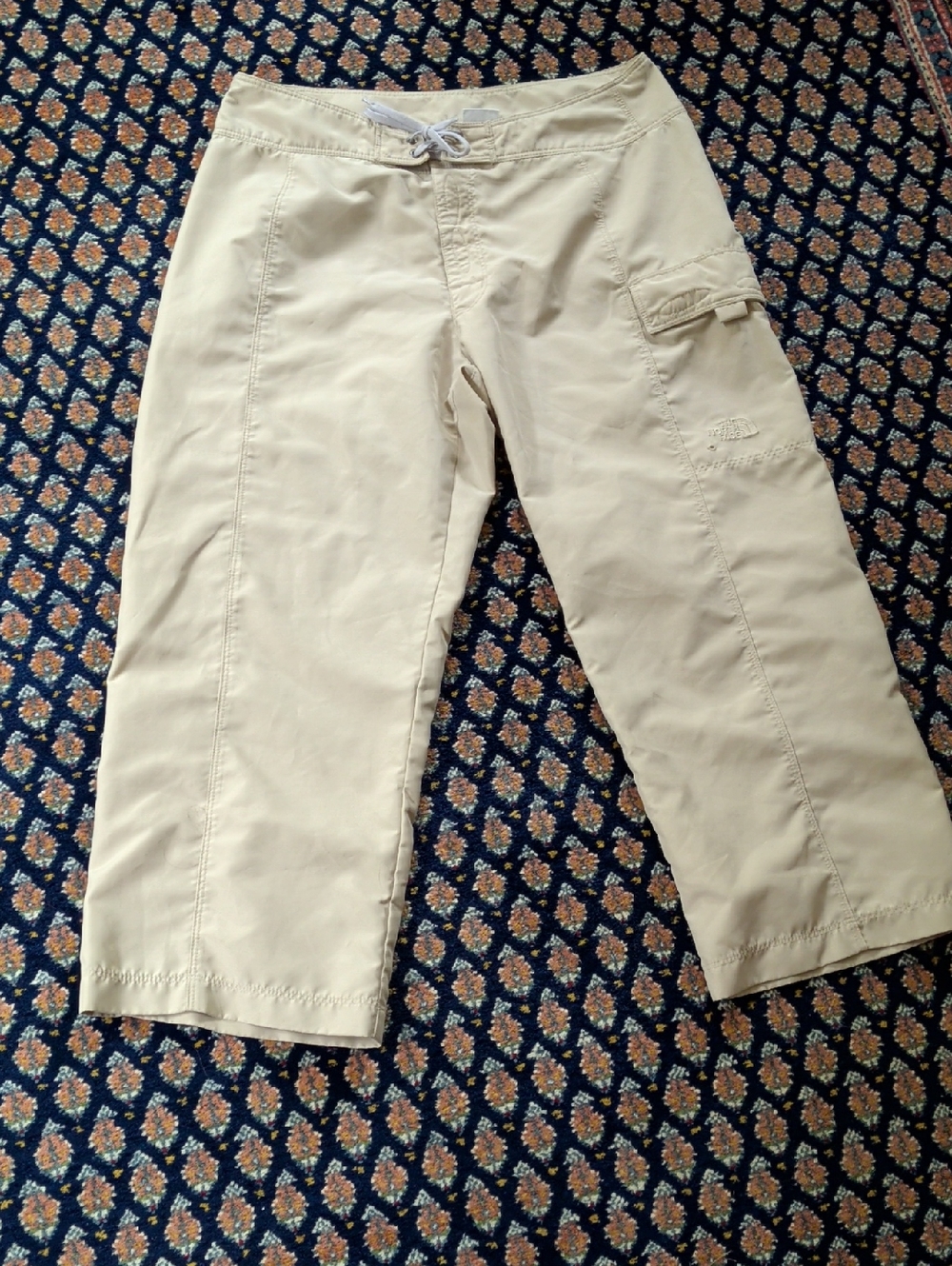 Northface Cropped Hiking Pants With Tie Waist